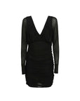 Saint Laurent Black Viscose Cocktail Dress