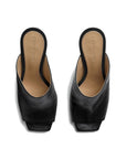 Bottega Veneta Black Lamb Leather Mules