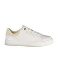 Tommy Hilfiger Bianco Polyurethane Women Sneaker