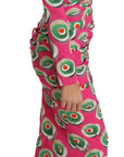 Dolce & Gabbana Pink Silk Cup Cake Sheath Stretch Dress
