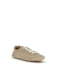 Prada Beige Lamb Ovis Aries Aries Athletic Sneakers