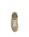 Prada Beige Lamb Ovis Aries Aries Athletic Sneakers
