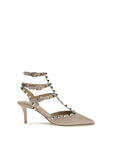 Valentino Garavani Gray Calf Leather Bos Taurus Pumps