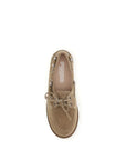 PINKO Beige Calf Leather Bos Taurus Slip-On Loafers