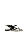 PINKO Multicolor Calf Leather Bos Taurus Ballet Flats