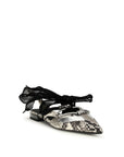 PINKO Multicolor Calf Leather Bos Taurus Ballet Flats