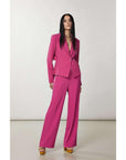 Patrizia Pepe Yellow Polyester Blazer