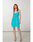 Patrizia Pepe Turquoise Polyester Casual Dress