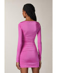 Patrizia Pepe Purple Nylon Casual Dress