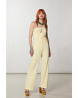 Patrizia Pepe Yellow Acetate Tank Tops