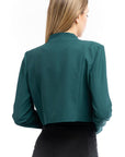 Patrizia Pepe Brown Polyester Blazer