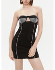 Patrizia Pepe Black Nylon Casual Dress