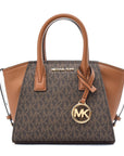 Michael Kors Brown Canvas Handbag