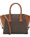 Michael Kors Brown Canvas Handbag