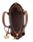 Michael Kors Brown Canvas Handbag