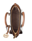Michael Kors Beige Canvas Handbag