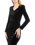Patrizia Pepe Black Polyester Casual Dress