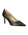 Twinset Black Leather Women Classic Shoe