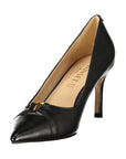 Twinset Black Leather Women Classic Shoe