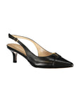 Twinset Black Leather Women Sandal