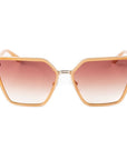Guess Beige Resin Sunglasses