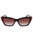 DKNY Brown Acetate Sunglasses