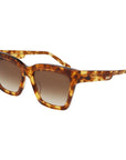 DKNY Brown Acetate Sunglasses
