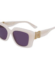 Karl Lagerfeld Beige Acetate Sunglasses