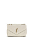Saint Laurent Beige Lamb Ovis Aries Aries Shoulder Bag