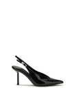 LE SILLA Black Calf Leather Bos Taurus High Heel Pumps