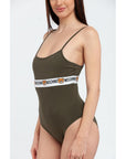 Moschino Bicolor Cotton Bodysuit