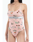 Moschino Pink Cotton Bodysuit