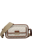 Michael Kors Beige Fabric Crossbody Bag