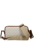 Michael Kors Beige Fabric Crossbody Bag