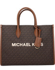 Michael Kors Brown Fabric Handbag