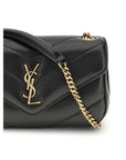 Saint Laurent Black Lamb Ovis Aries Aries Shoulder Bag