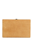 Dolce & Gabbana Beige Velvet Calf Leather Clutch Evening Women Purse Bag