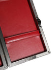 Dolce & Gabbana Beige Velvet Calf Leather Clutch Evening Women Purse Bag
