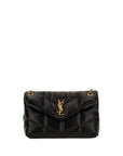 Saint Laurent Black Lamb Ovis Aries Aries Shoulder Bag