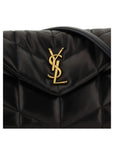 Saint Laurent Black Lamb Ovis Aries Aries Shoulder Bag