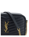 Saint Laurent Black Calf Leather Bos Taurus Shoulder Bag