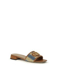 Valentino Garavani Multicolor Viscose Flat Sandals