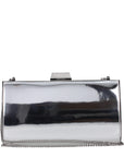 Jimmy Choo Gray Leather Clutch Bag