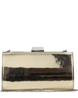 Jimmy Choo Gold Leather Clutch Bag