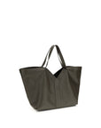 Saint Laurent Bicolor Calf Leather Bos Taurus Shoulder Bag