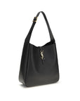 Saint Laurent Black Calf Leather Bos Taurus Shoulder Bag