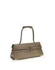 Moschino Beige Calf Leather Bos Taurus Shoulder Bag