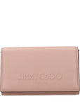 Jimmy Choo Pink Leather Clutch Bag