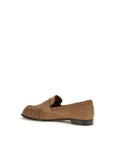 Fendi Brown Lamb Ovis Aries Aries Slip-On Loafers