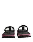 Dolce & Gabbana Multicolor Rubber Chunky Flip Flop Shoes